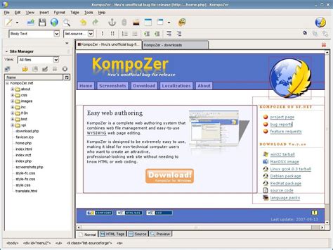 kompoz2 com|KompoZer download .